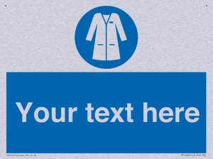 Custom Mandatory: Wear laboratory coat